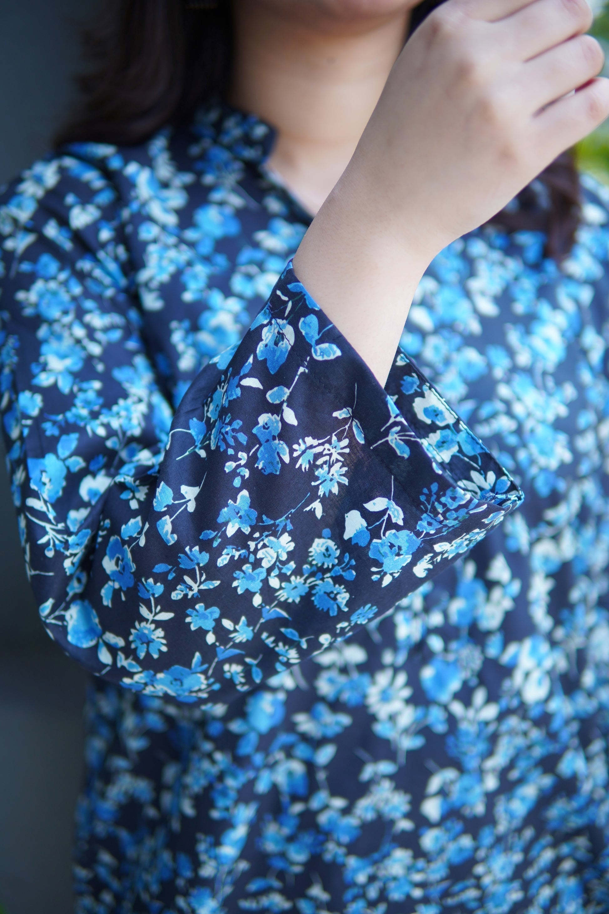 Farshi Shalwar blue