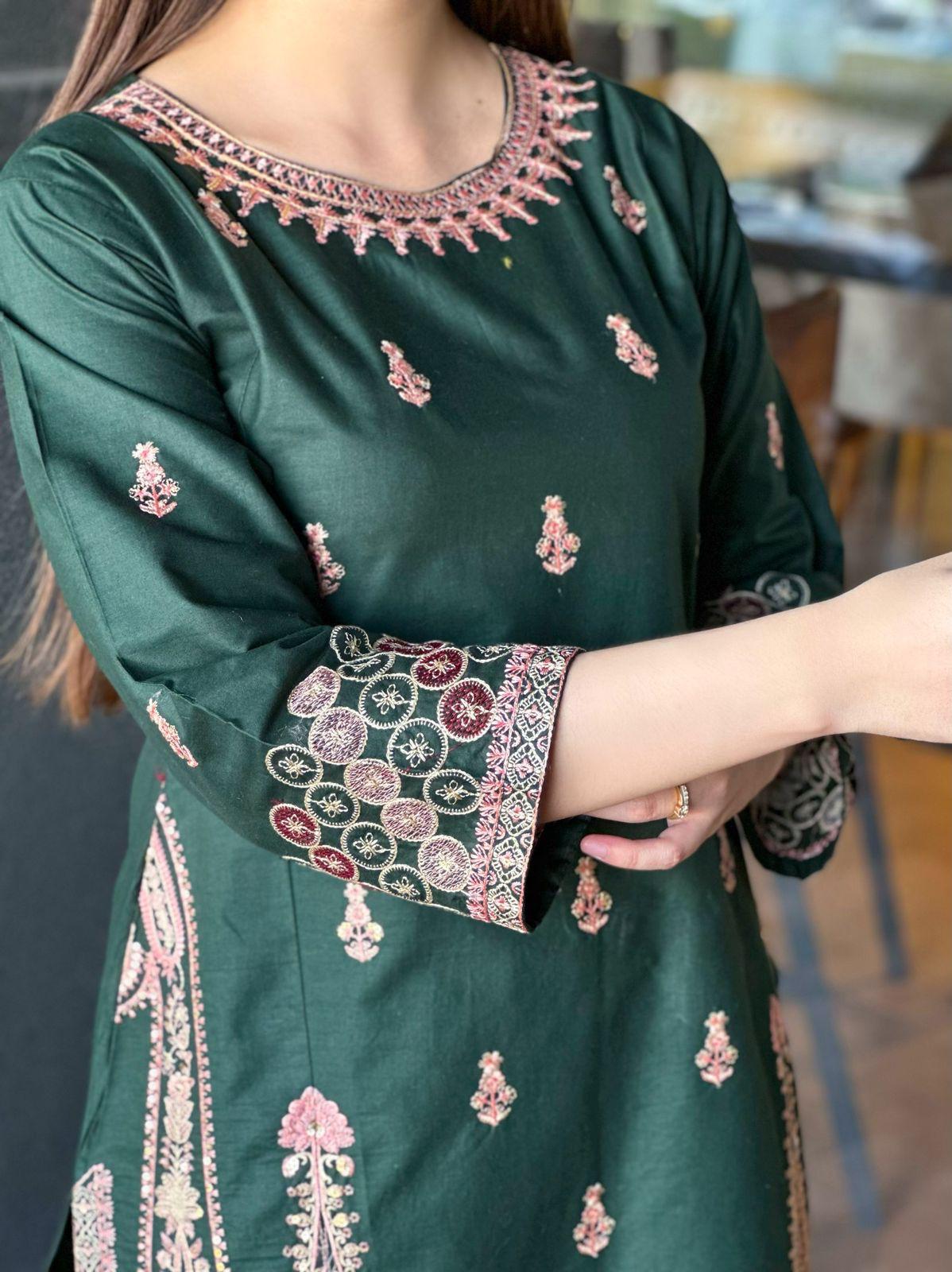 Breeze Soft Cotton Embroidery 2pc