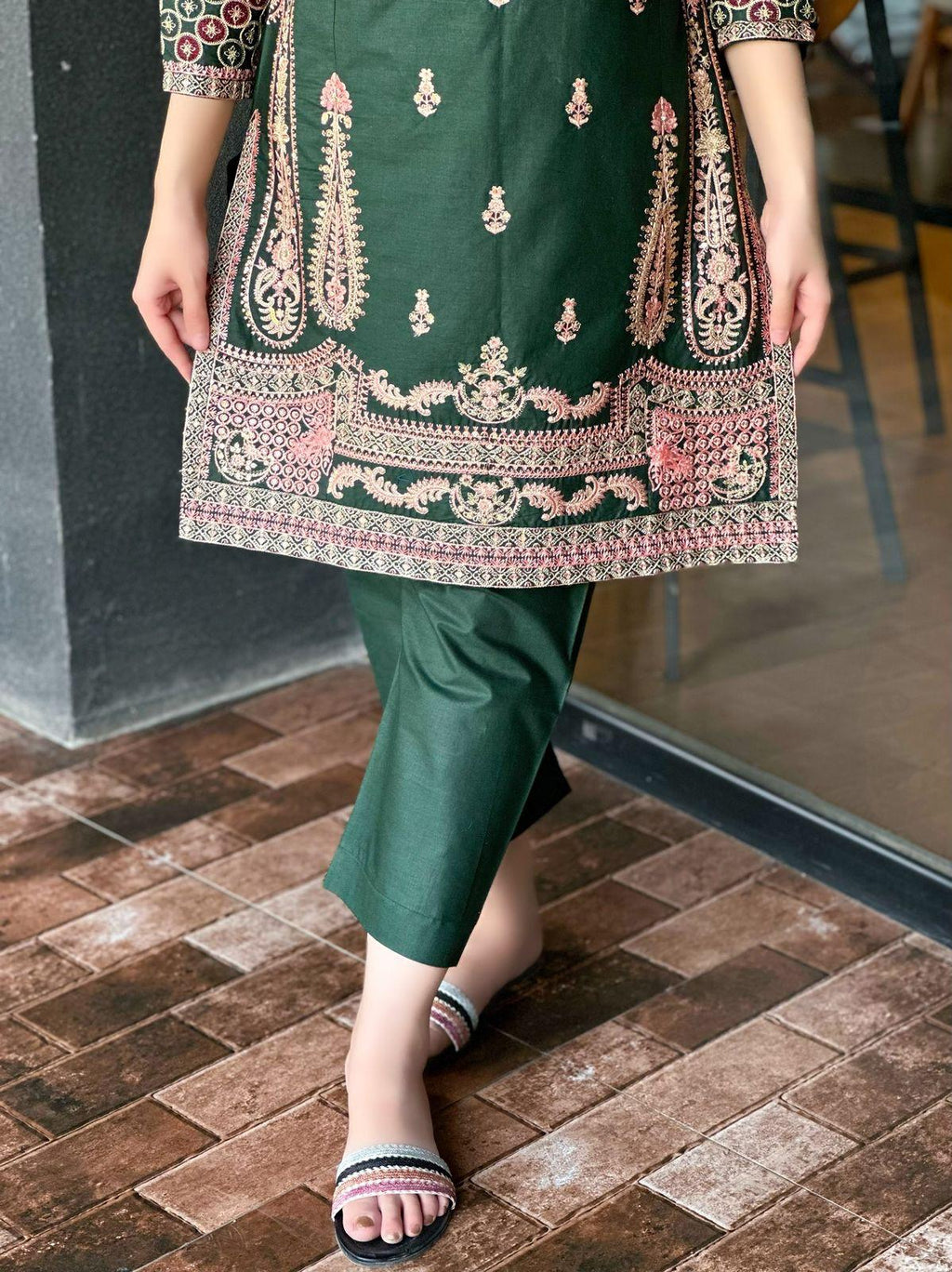 Breeze Soft Cotton Embroidery 2pc