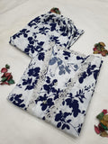 Cotton 2-Piece Stitched Set with Elegant Lace Detailing – Long Length Outfit